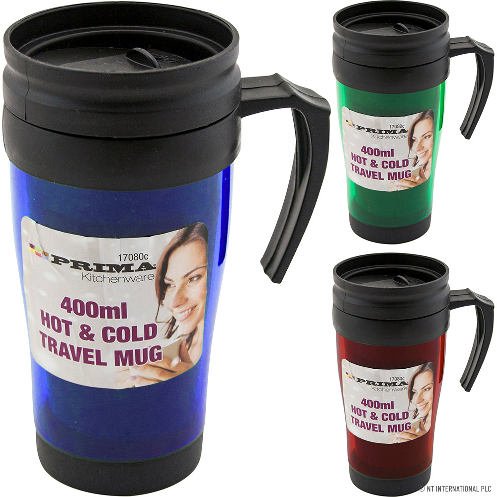 Peak Kit Hot / Cold Travel Mug 400ml (Asst Colours) - Peak Kit