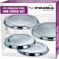 4pc S/S Hob Cover Set - Chrome