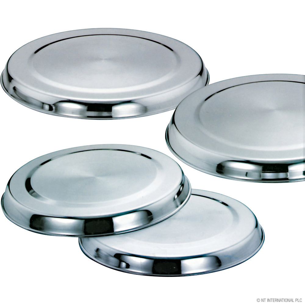4pc S/S Hob Cover Set - Chrome