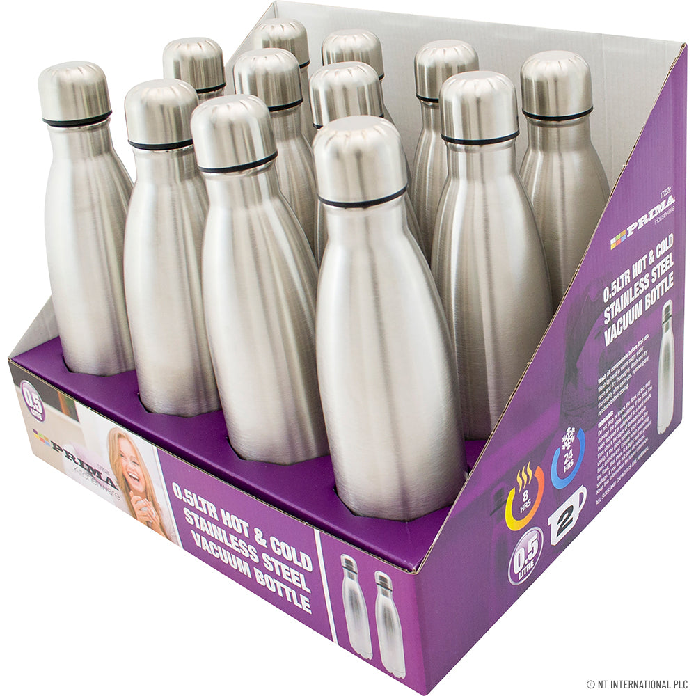 Vaccum Bottle S/Steel Colour 500ml