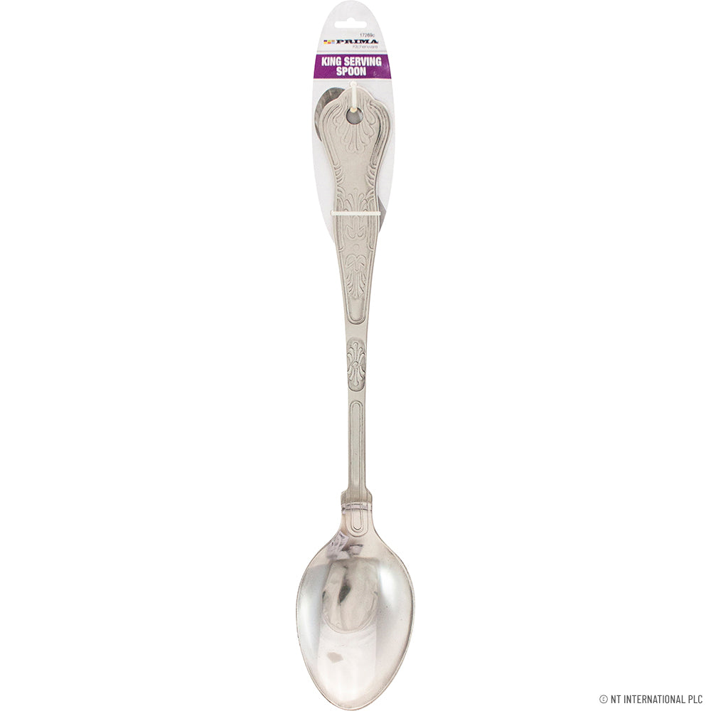 13" King Serving Spoon S/Steel