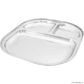 3 Compartment S/S Tray 26.5 x 23cm