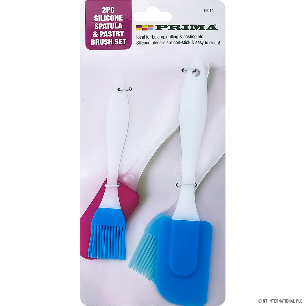 2pc Silicone Scraper & Brush FDA