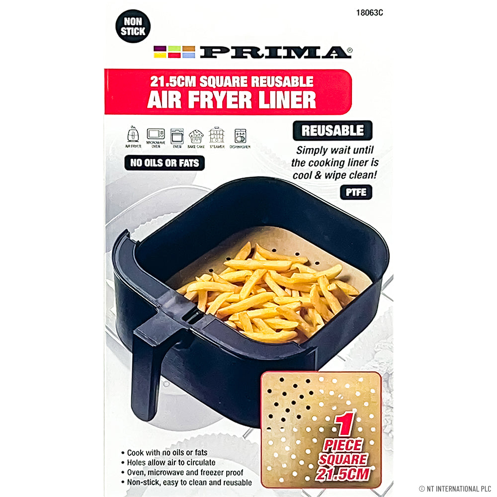Reusable Air Fryer Liner Rectangle 21.5x21.5c