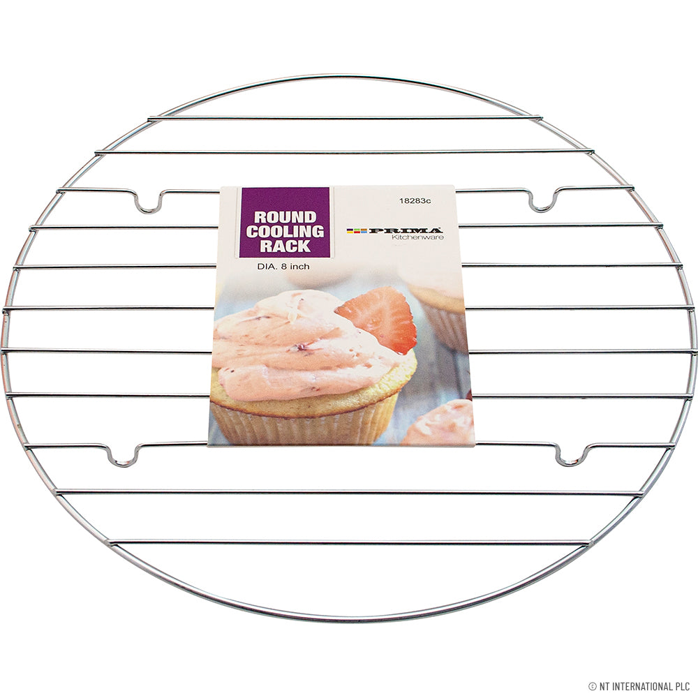 25cm Round Cake Cooler - Chrome
