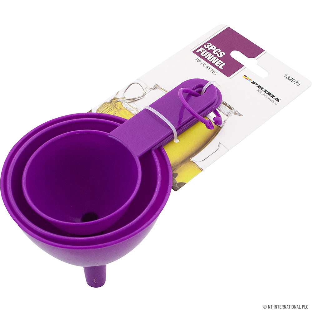 Peak Kit 3pc Plastic Kitchen Funnel - Peak Kit