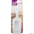 3pc Plastic Kitchen Scoop - White