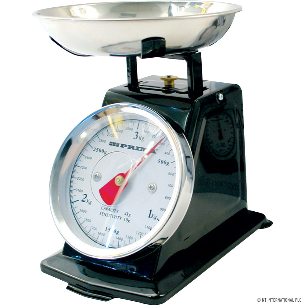 3kg Mechanical Kitchen Scale - Red