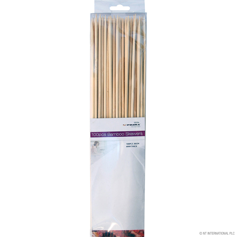Peak Kit 30cm Bamboo Sticks 4mm - 100pcs - Peak Kit