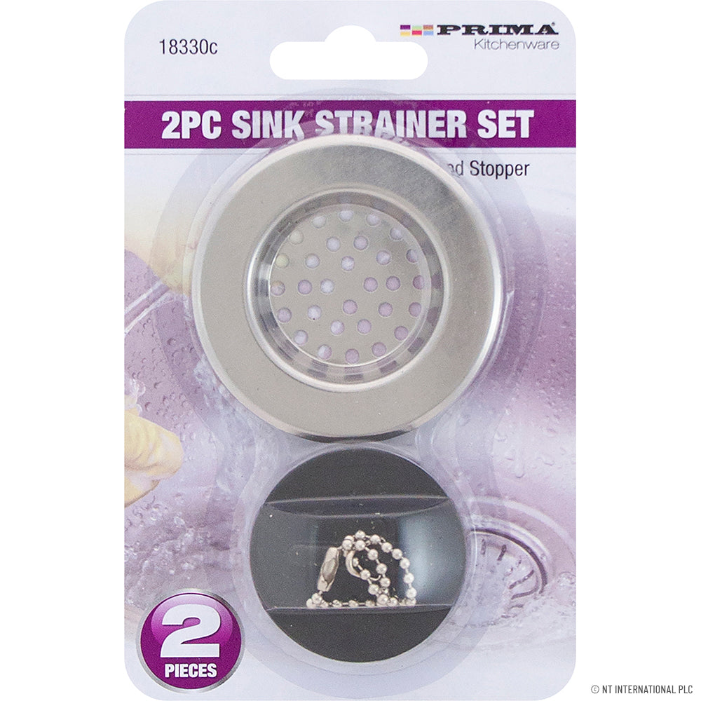 2pc Sink Strainer / Stopper