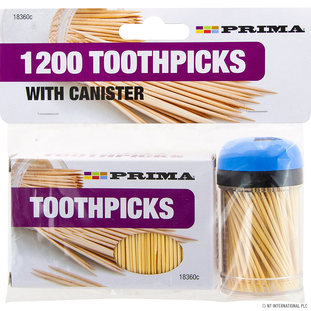 Peak Kit 1200pcs Toothpicks Set with Single Canister - Peak Kit