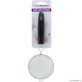 10cm Metal Tea Strainer - Black Handle