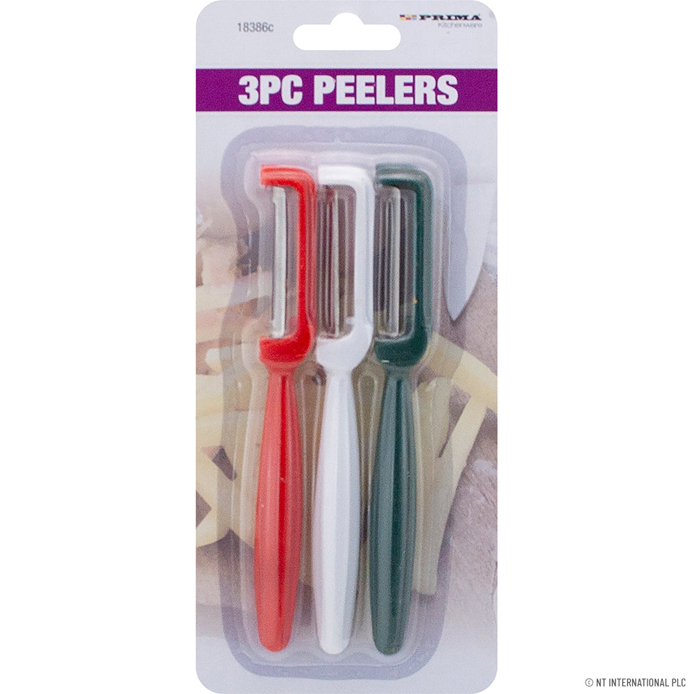 Peak Kit 3pc Peeler Set - Assorted Colours - Peak Kit