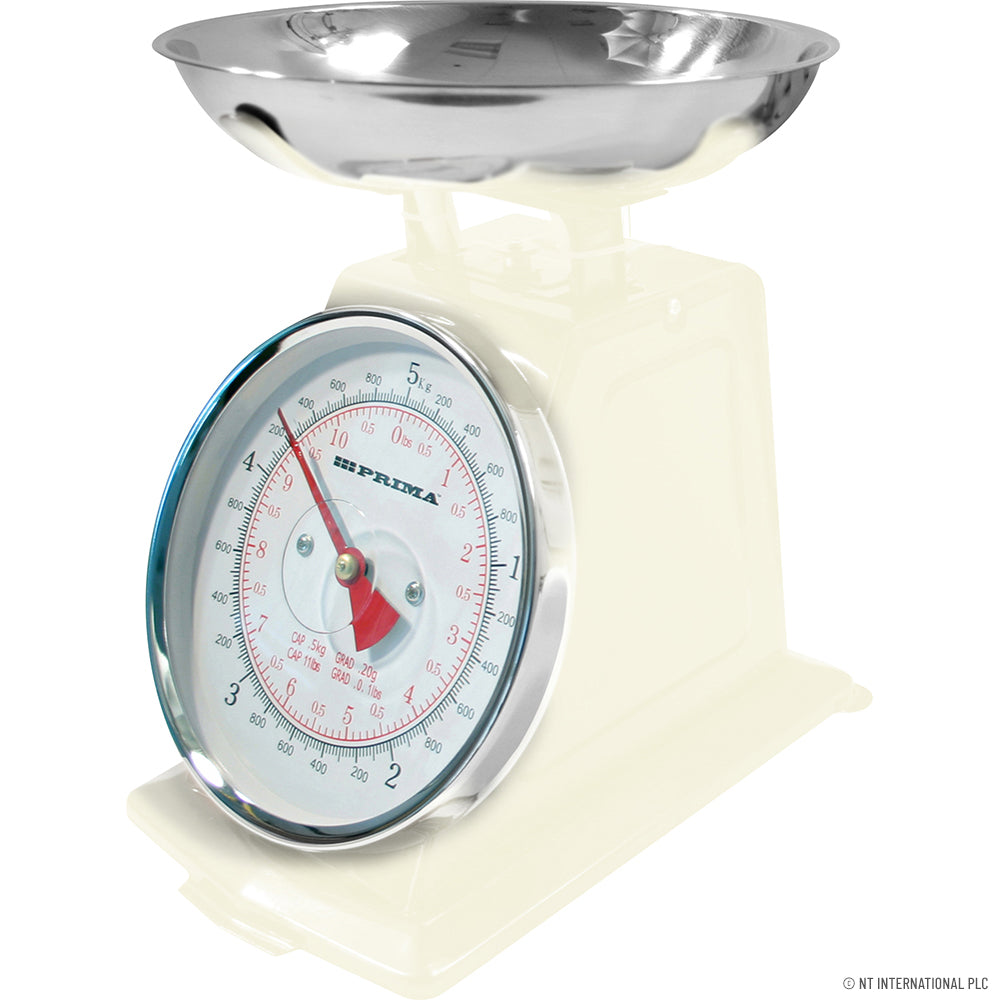 5kg Mechanical Kitchen Scale - Red