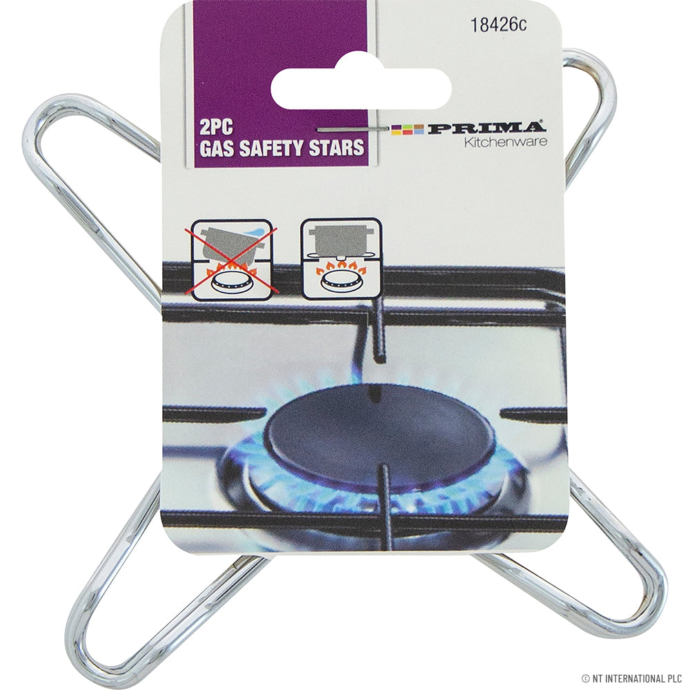Peak Kit 2pc Gas Safety Stars - Chrome - Peak Kit