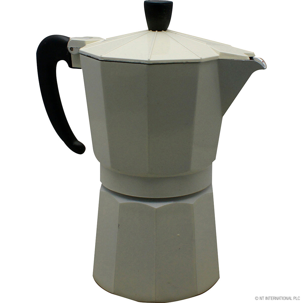 6 Cup Coffee Maker in Red, Black and Cream