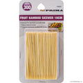 300pc - 10cm Fruit Bamboo Skewer