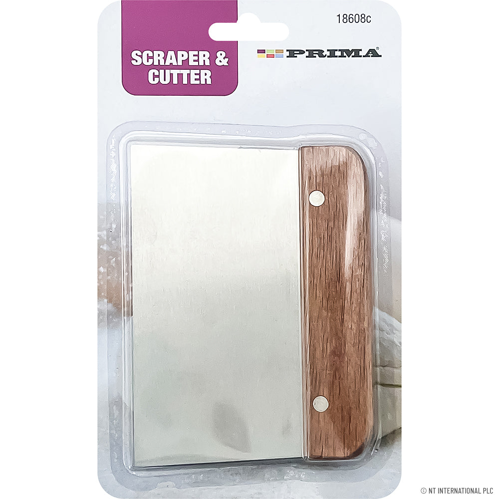 S/S Scraper Cutter Wood Handle