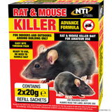 Peak Kit 2 x 20g Rat & Mouse Killer - Display Box - Peak Kit