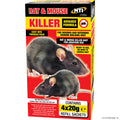 4 x 20g Rat & Mouse Killer - Display Box