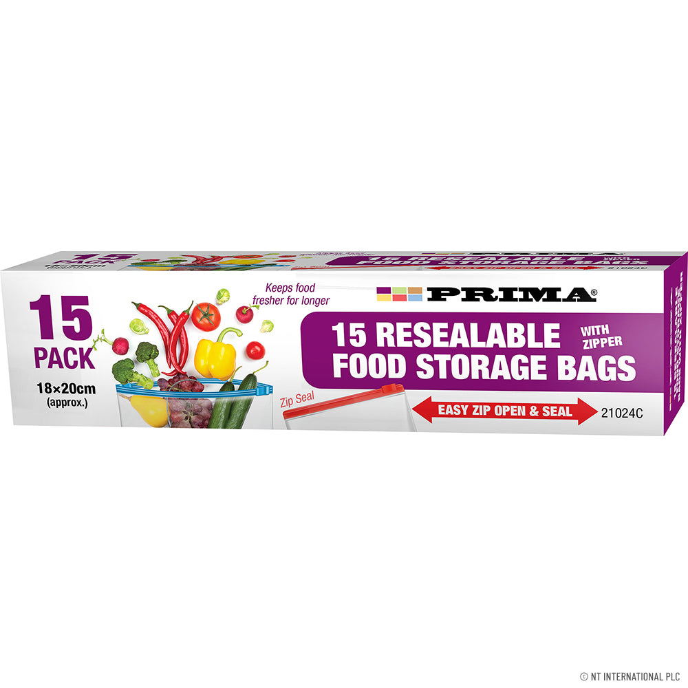 15pk Slide Storage Bags 18 x 20cm