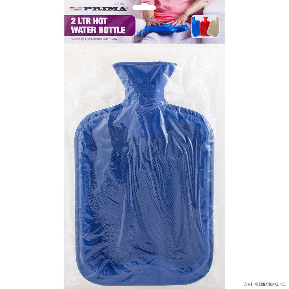 2L Hot Water Bottle in Assorted Colours