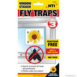 3pc Fly Trap Window Stickers - Display Box