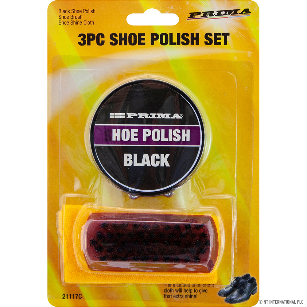 Peak Kit 3pc Shoe Polish Set - Brush - Peak Kit
