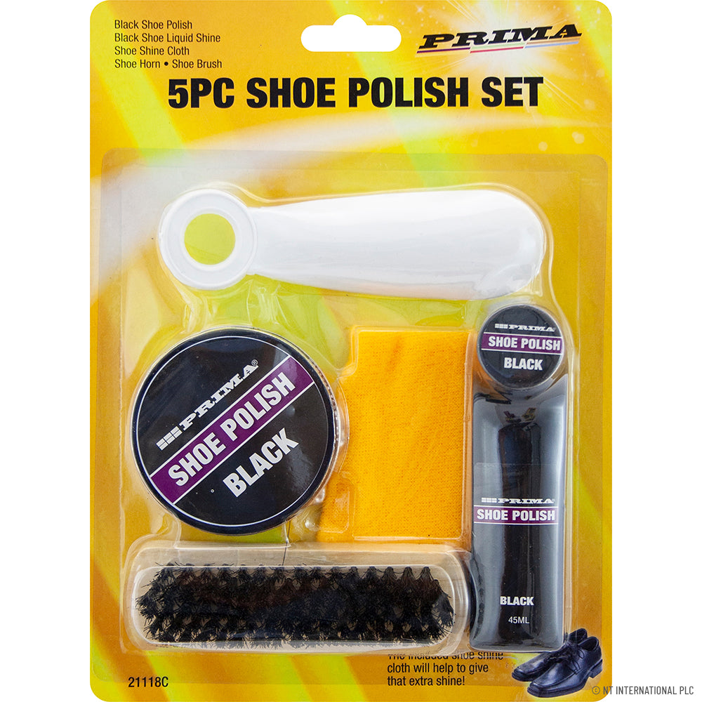 3pc Shoe Polish Set - Brush