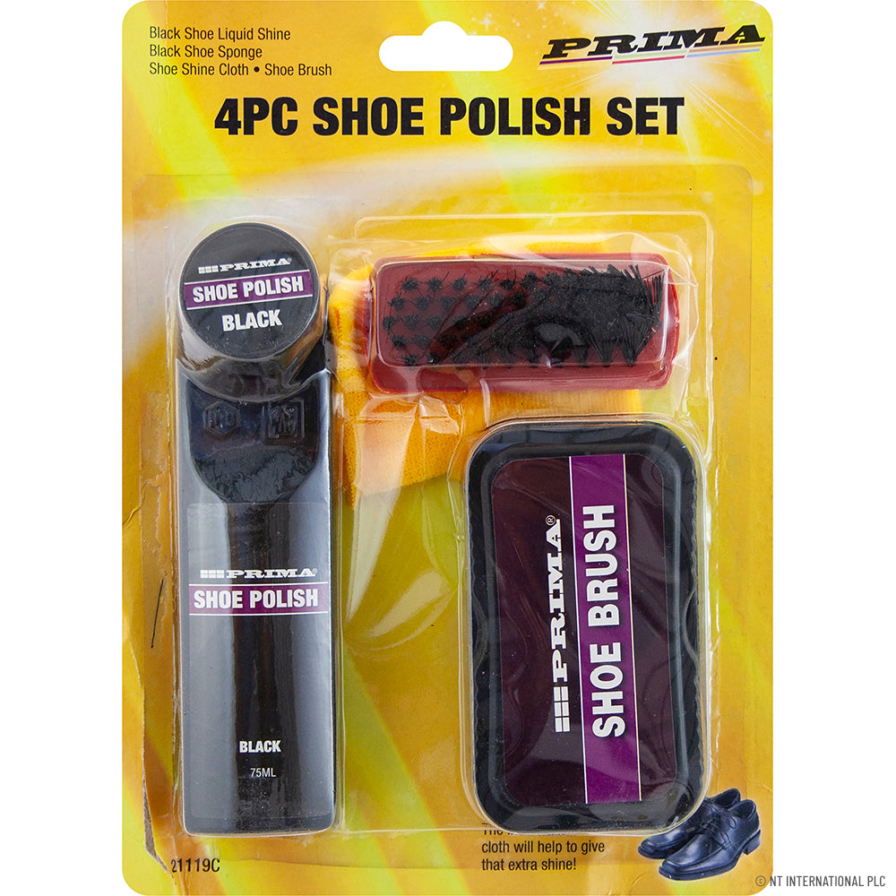 3pc Shoe Polish Set - Brush