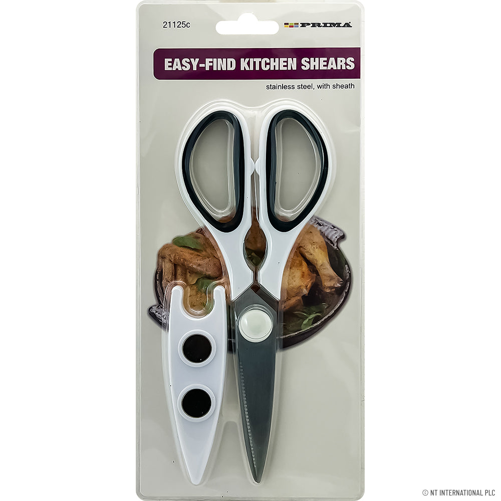 S/S Easy Find Kitchen Shears with Sheath