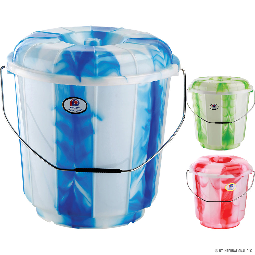Bucket w/lid - 07 Ltrs Double Colour - SK-282