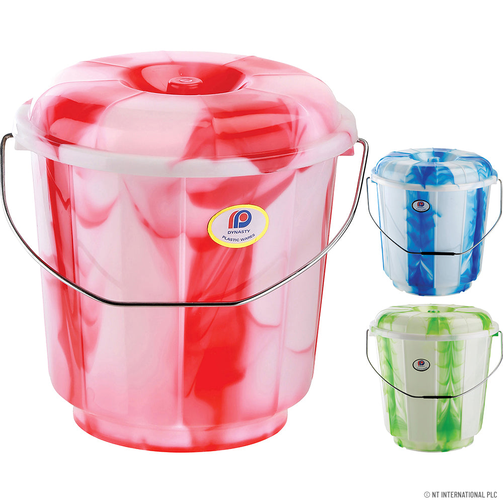 Bucket w/lid - 16 Ltrs Double Colour - SK-282
