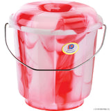 Bucket w/lid - 16 Ltrs Double Colour - SK-282