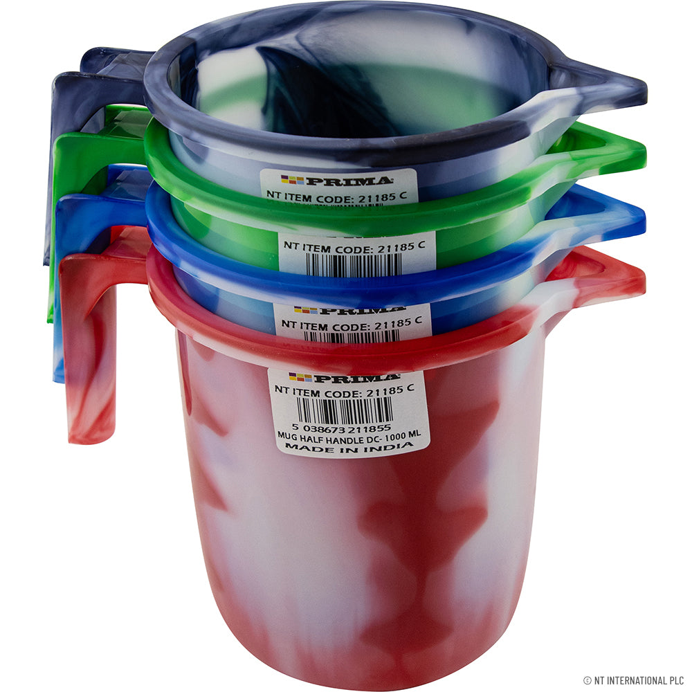 Mug Half Handle Double Colour- Red,Blue,Green