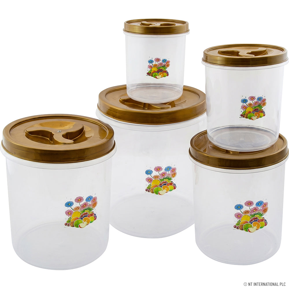 Floral Queen Container 5pcs Set