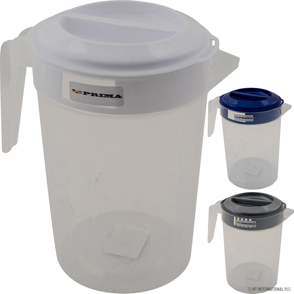 Jug ''Pluto'' Bottom- White,Silver,M.Blue