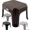Diamond Step Stool- White, Silver, Black, Bro