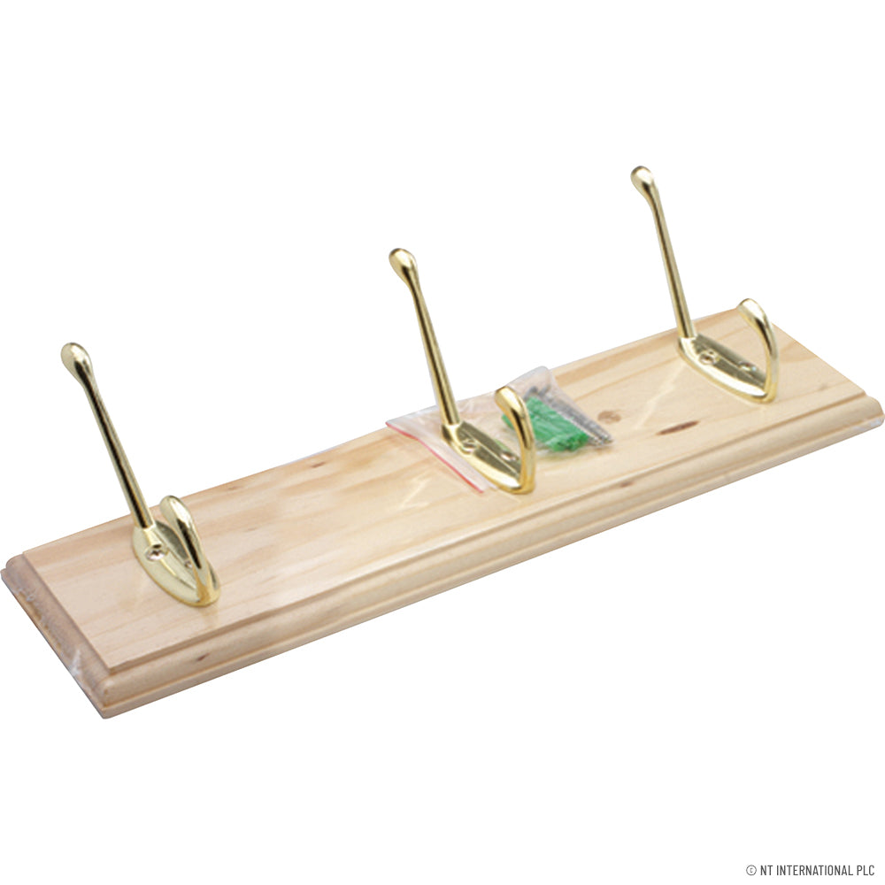 3 Hook Hat and Coat Rack