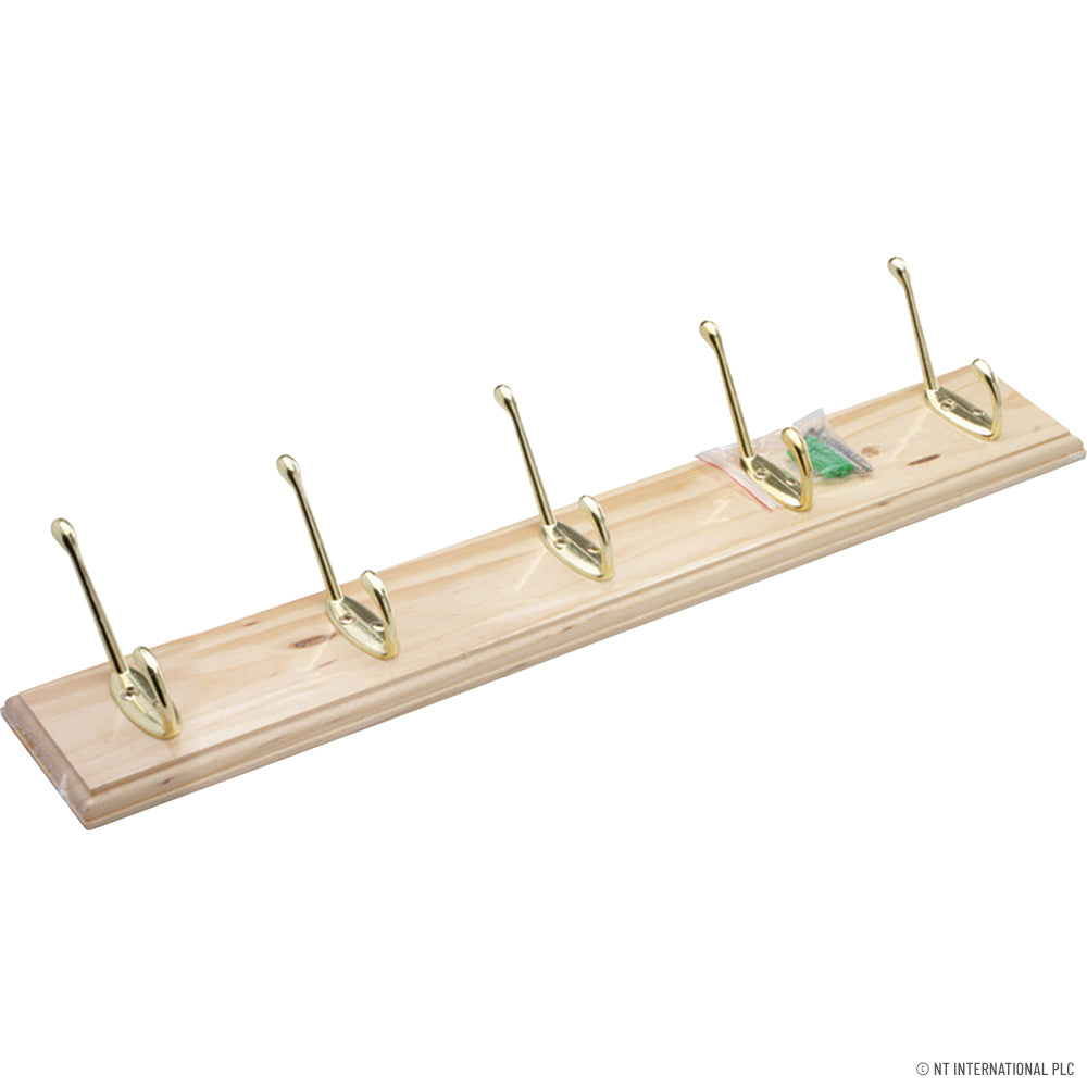 5 Hook Hat and Coat Rack