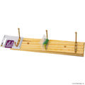 3 Hook Hat And Coat Rack-Pine