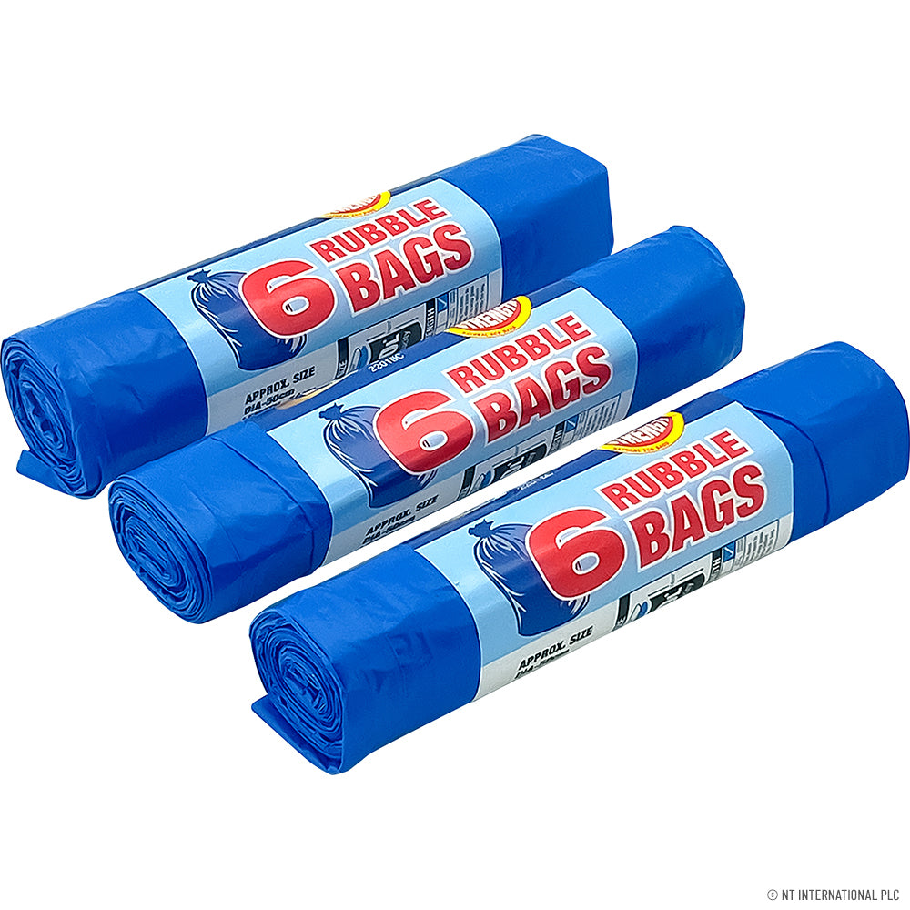 Blue Rubble Sacks 6pk