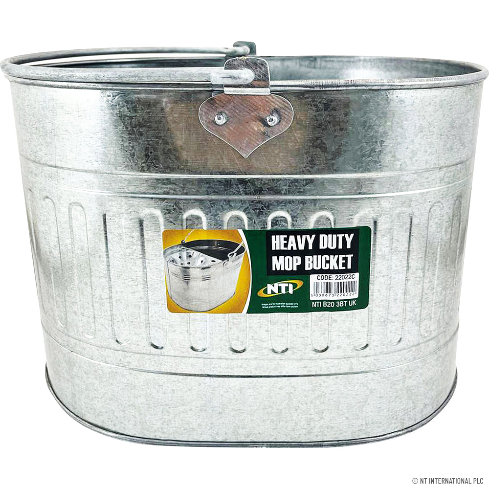 14L Metal Mop Bucket - Heavy Duty