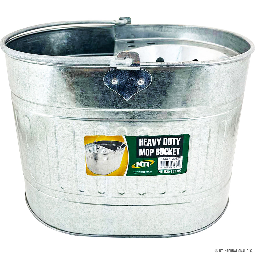 14L Metal Mop Bucket - Heavy Duty