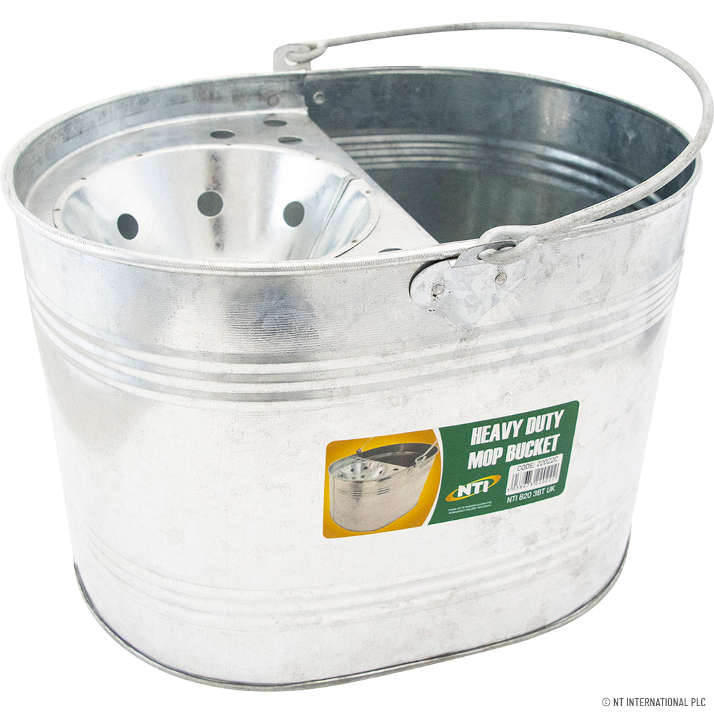14L Metal Mop Bucket - Heavy Duty