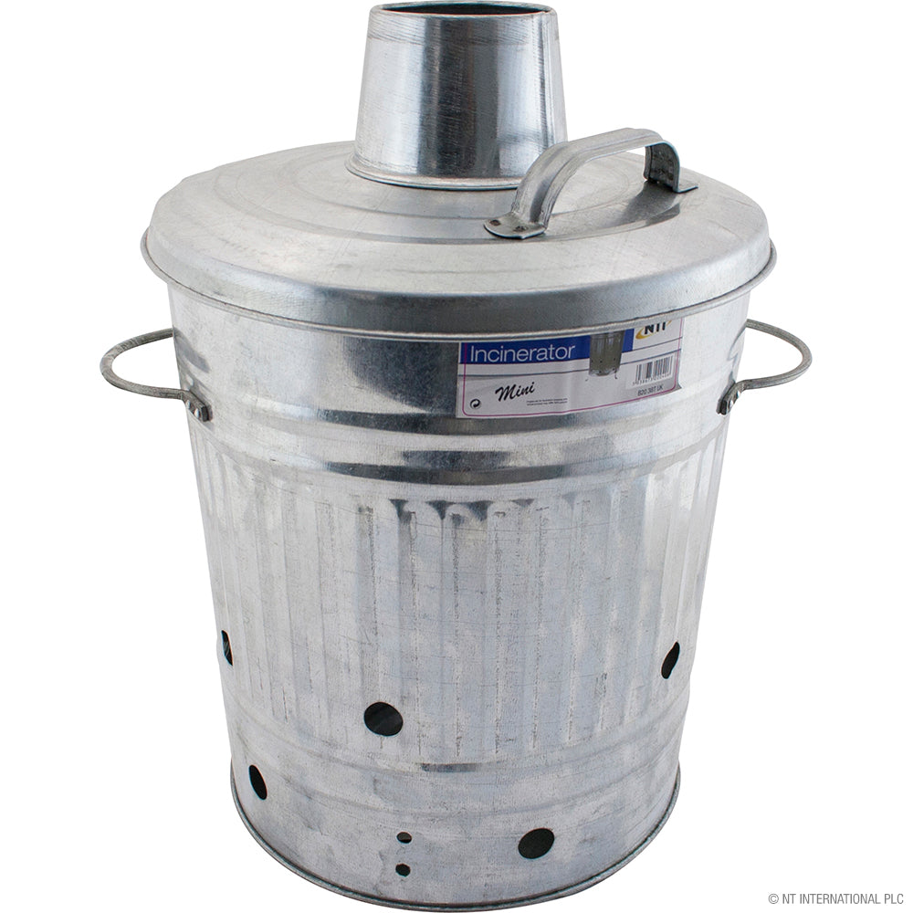 Metal Incinerator Mini - Galvanized