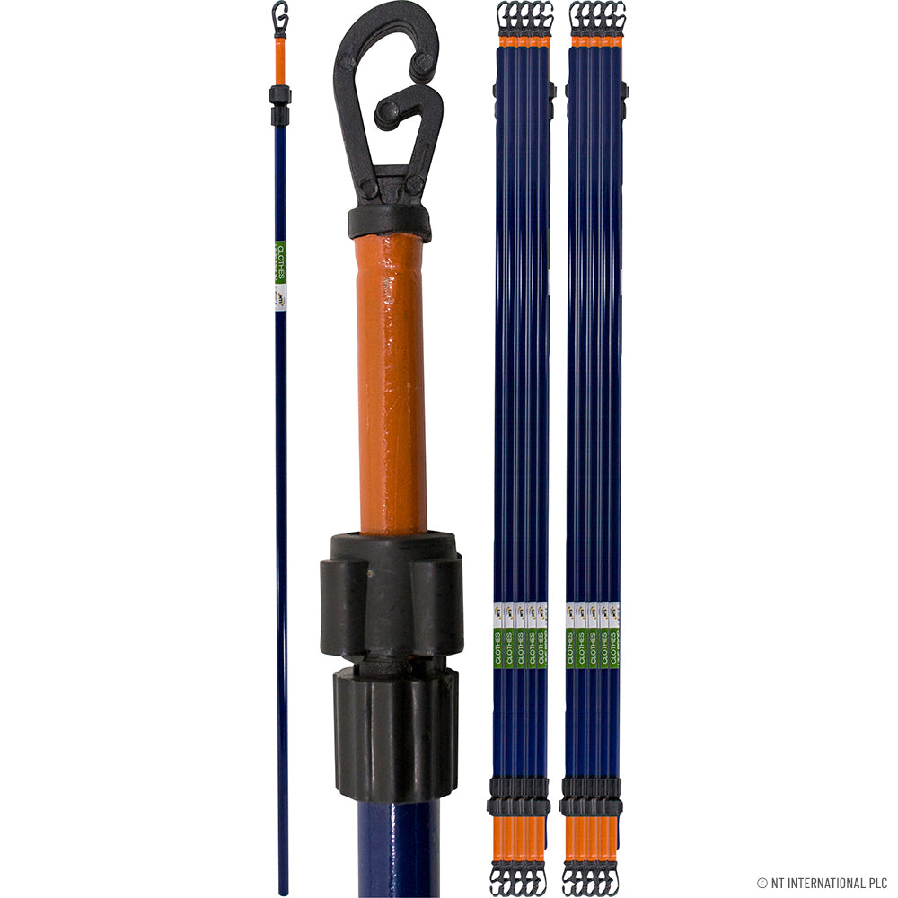 2.6m Clothes Line Prop (1.4m Closed) - Twiste