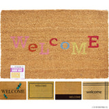 Peak Kit Natural Coir Plain - Welcome 45 x 75cm - Peak Kit
