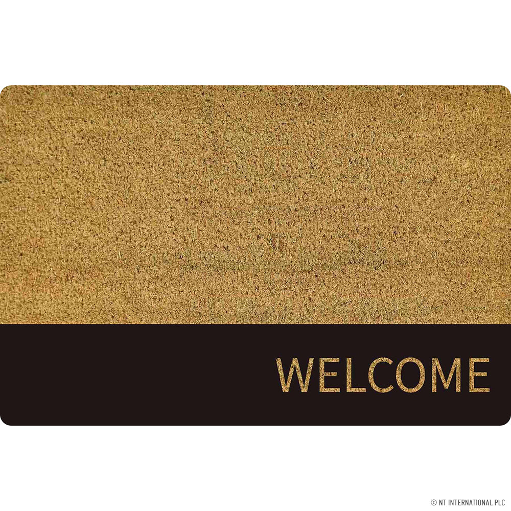 Natural Coir Plain - Welcome 45 x 75cm