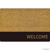 Natural Coir Plain - Welcome 45 x 75cm